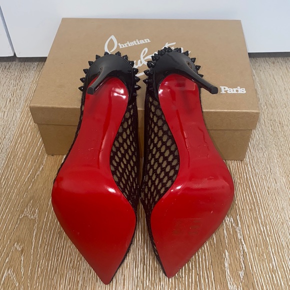 *SOLD** CHRISTIAN LOUBOUTIN GUNI PUMP 100 SZ 40.5 - Picture 11 of 12